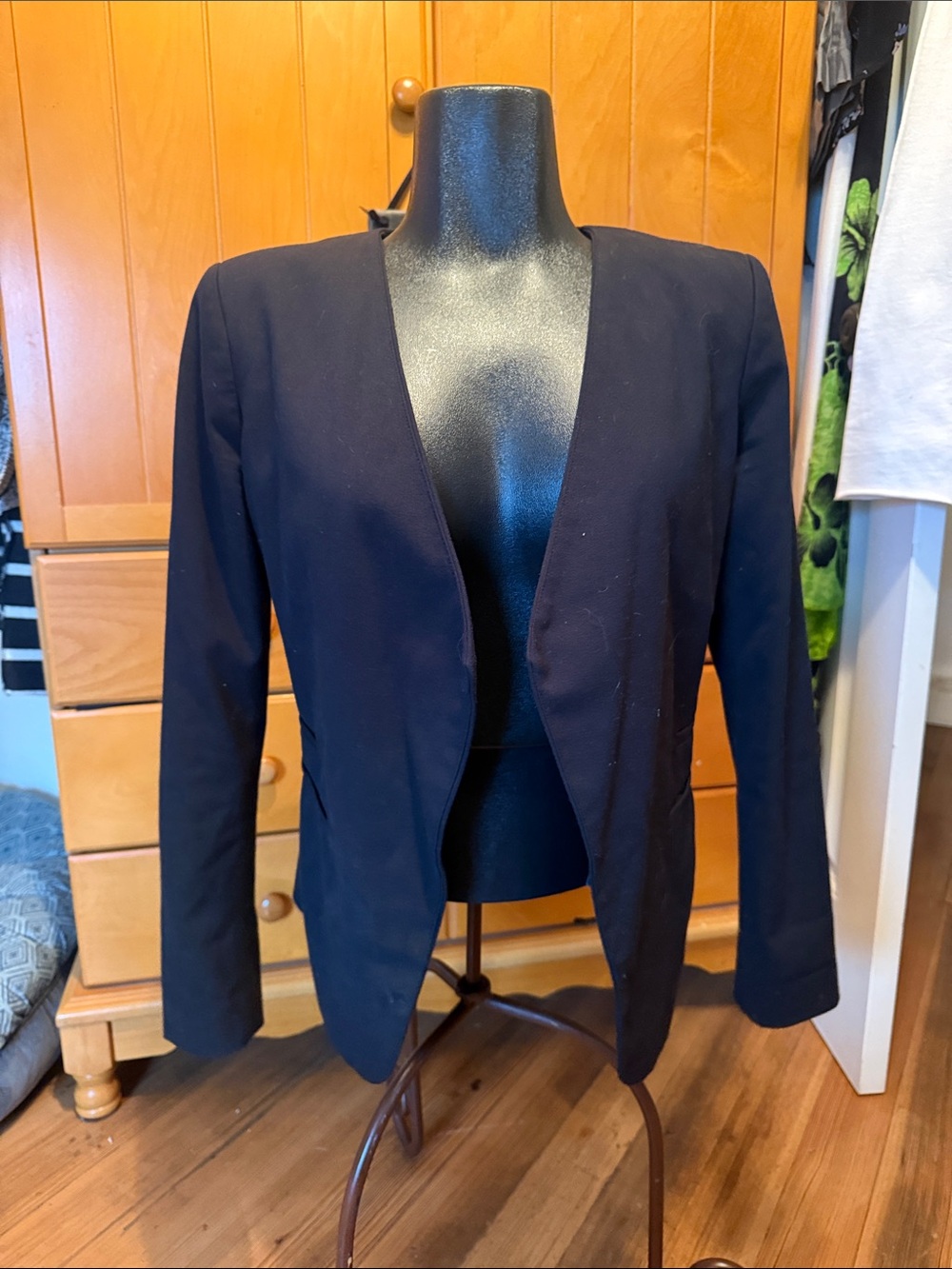 Mossimo Supply Co. Black Open-Front Suit Jacket